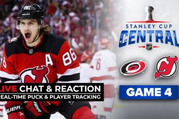 New Jersey Devils vs. Carolina Hurricanes | Live Chat | Game 4 | Stanley Cup Playoffs
