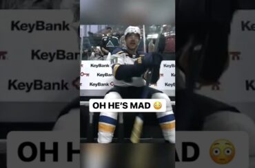 Brayden Schenn Breaks Penalty Box Camera 😳 #Shorts