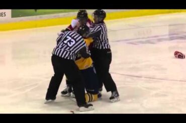 Mathieu Olivier vs Chad Pietroniro Jan 17, 2015