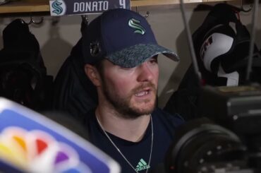 2023 #nhl Playoffs: Seattle Kraken Forward Ryan Donato - PREGAME Round 2 Game 2 - 05.04.23