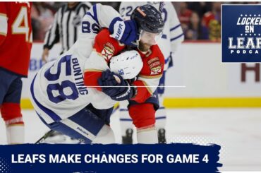 Toronto Maple Leafs make changes to lineup ahead of Game 4 vs. Panthers but will it be enough?