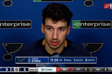 Kyrou: Buchnevich 'reads the game really well'