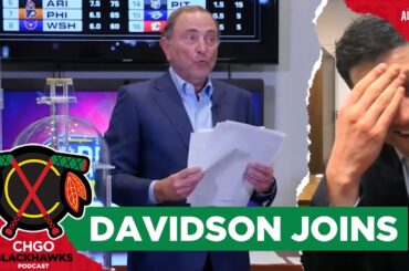 Chicago Blackhawks GM Kyle Davidson interview on winning NHL Draft Lottery | CHGO Blackhawks Podcast