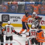 Mark Borowiecki vs Milan Lucic Oct 14, 2017