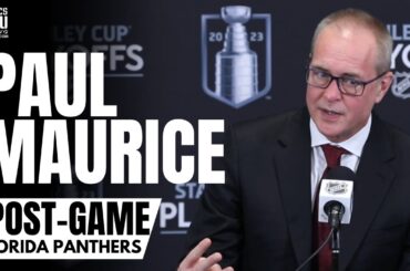 Paul Maurice Reaction to Florida Panthers Upsetting Boston Bruins & When He Knew Florida Would Win