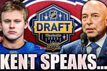 KENT HUGHES SPEAKS OUT ON MATVEI MICHKOV: Montreal Canadiens, Habs 5th OVR Draft Prospects Rumours