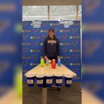 Blais and Neighbours compete in Ping Pong Challenge