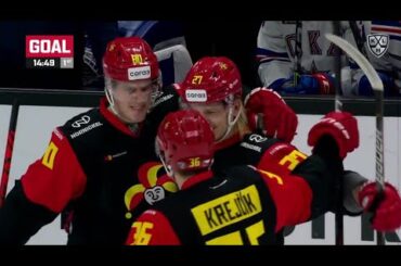 Partanen scores his first KHL goal