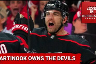 Jordan Martinook and Carolina Hurricanes own the New Jersey Devils in game 4