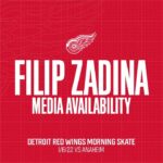 Filip Zadina | Detroit Red Wings Morning Skate | 1/6/22 ANA