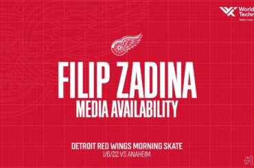 Filip Zadina | Detroit Red Wings Morning Skate | 1/6/22 ANA