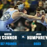 Austin O'Connor vs. Josh Humphreys — 157 LB Semifinals - 2023 NCAA Wrestling Championships