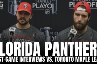 Sam Reinhart & Aaron Ekblad React to Florida Panthers Taking a 3-0 Lead vs. Toronto, Clutch OT Goal