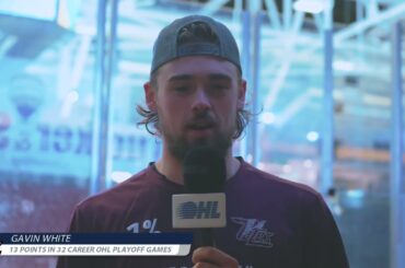 Eastern Conference Championship Series Pre-Game 7: Gavin White (Peterborough Petes)