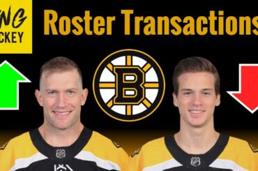 Boston Bruins Roster Transactions