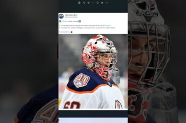 🔁 Oilers Roster Moves 🔁🔹 Top F Prospect Dylan Holloway, G Rodrique, Pickard Recalled🔸 | -OAD Shorts