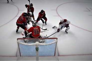 Jake Evans Whacks Home The Rebound For His First Of The Campaign
