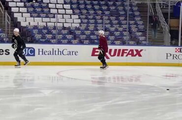 Boston Bruins defenseman Matt Grzelcyk out here at practice June 8, 2019