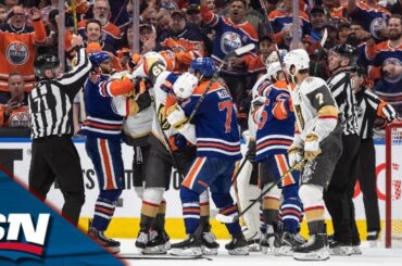 Oilers-Golden Knights Gets Heated with Kevin Lowe | Kyper and Bourne