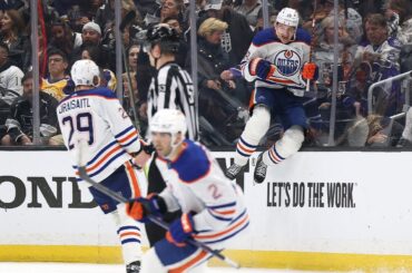 Hyman comes through in OT to tie the series!