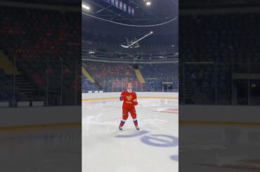 Vasily Podkolzin flying stick challenge