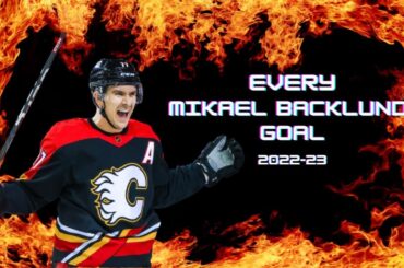 Mikael Backlund All 19 Goals From The 2022-23 Season | Calgary Flames
