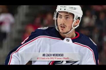 All 11 Zach Werenski Goals in the 2018/19 Season + Playoffs