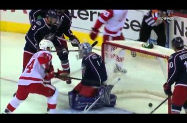Darren Helm.First.Goal.Of.The.Season.RedWings.vs.Blue.Jackets.25.10.2011.