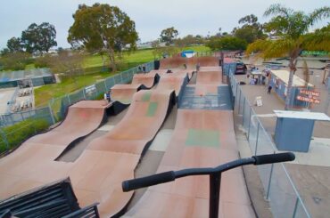 scootering at the craziest skatepark i've ever been to!