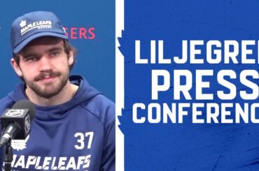 Timothy Liljegren Pre Game | Toronto Maple Leafs at Edmonton Oilers | December 14, 2021
