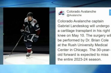Gabriel Landeskog expected to miss 2023-24 season