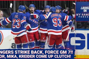 Rangers force Game 7! Igor Shesterkin, Mika Zibanejad and Chris Kreider come up clutch for New York!