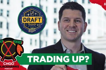 Could Chicago Blackhawks GM Kyle Davidson trade up in the NHL Draft? | CHGO Blackhawks Podcast