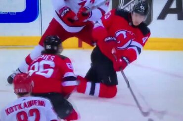 #28 Damon Severson 1st career goal of the playoffs.