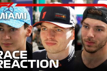 Driver Reactions After The Race | 2023 Miami Grand Prix
