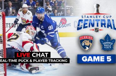Florida Panthers vs. Toronto Maple Leafs | Live Chat | Game 5 | Stanley Cup Playoffs