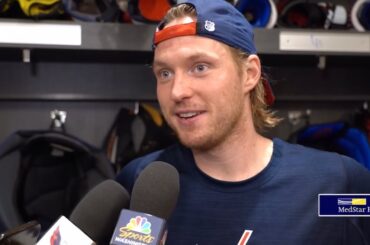 Rasmus Sandin talks about early success with Capitals