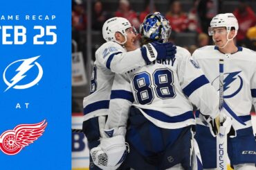 RECAP: Lightning @ Red Wings 2/25/23 | ANDREI FREAKIN' VASILEVSKIY