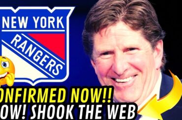 💥 TODAY'S LATEST NEWS FROM THE NEW YORK RANGERS! CONFIRMED NOW!! WOW! SHOOK THE WEB! NHL!