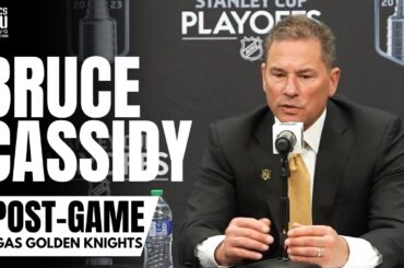 Bruce Cassidy Reacts to Vegas Knights Taking a 3-2 Lead vs. Edmonton & Being Better in 5-On-5 Play