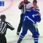 Tanner Jeannot vs Luke Schenn - Tampa Bay Lightning vs Toronto Maple Leafs