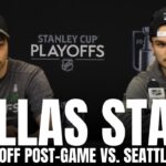 Jason Robertson & Wyatt Johnston React to Roope Hintz Absurd Playoffs: "He's Dynamic" | Post-Game