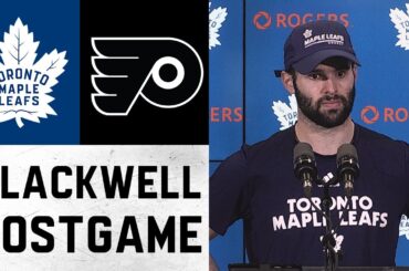 Colin Blackwell Post Game | Toronto Maple Leafs vs Philadelphia Flyers | April 19, 2022