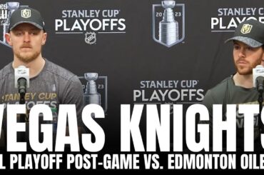 Jack Eichel & Jonathan Marchessault React to Vegas Golden Knights Taking a 3-2 Lead vs. Edmonton