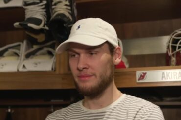 Akira Schmid Exit Interview | NEW JERSEY DEVILS