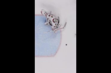 Nathan MacKinnon ROBBED By Blackhawks Goalie 😱 #shorts