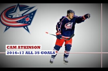 Cam Atkinson (#13) ● ALL 35 Goals 2016-17 Season (HD)