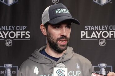 2023 #nhl Playoffs: Seattle Kraken Defender Justin Schultz - OFF DAY Round 2 - 05.08.23