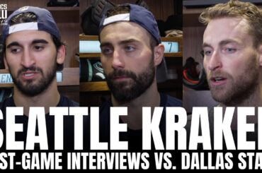 Matty Beniers, Carson Soucy & Jordan Eberle React to Seattle 2-1 Lead vs. Dallas, Scoring 6 Goals