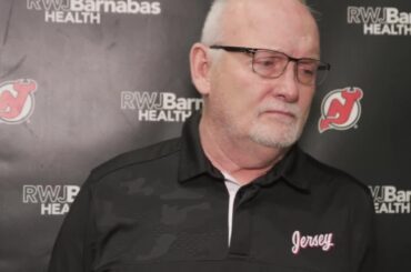 Lindy Ruff Exit Interview | NEW JERSEY DEVILS